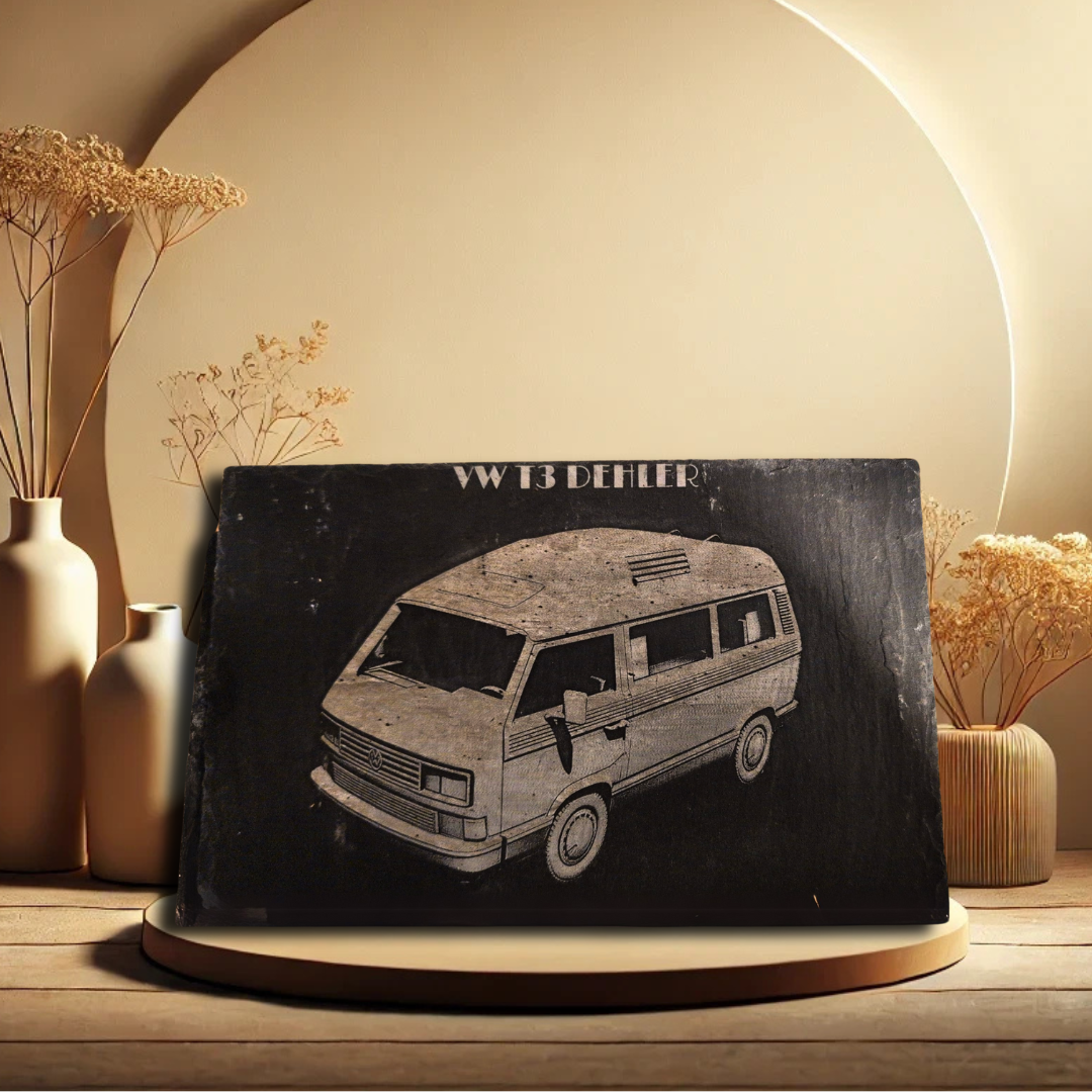 Bleibende Wertschätzung: Personalisierte Erinnerungstafel aus Schiefer für besondere Abschiede