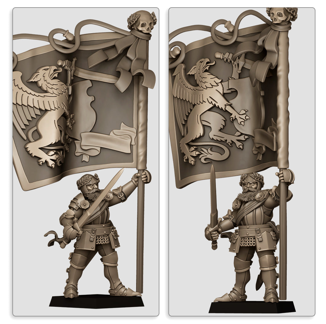Sunland Battle Standard Bearer - Highland Miniatures