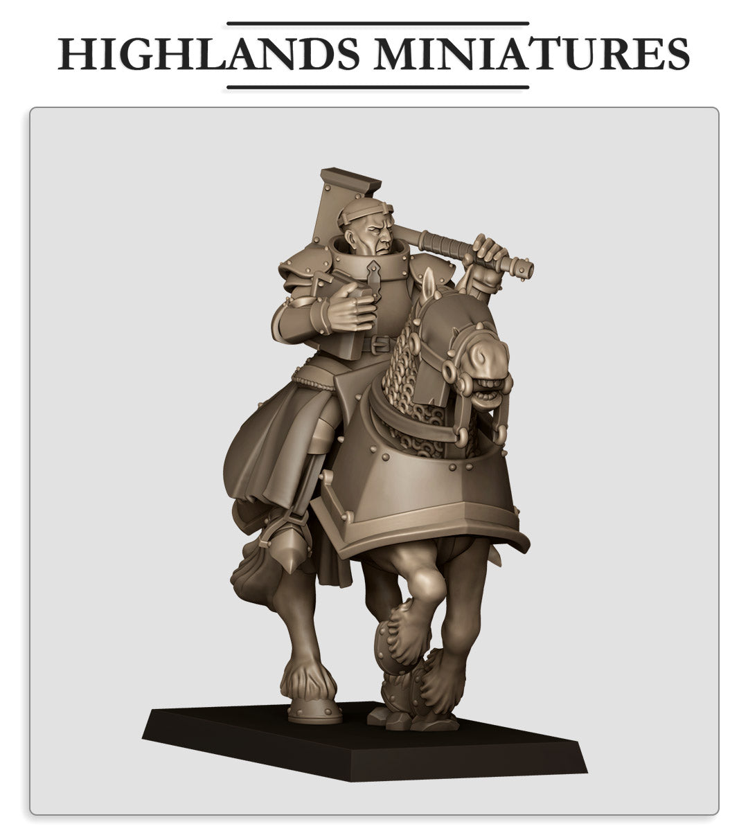 Mounted Sunland Battle Priest - Highland Miniatures