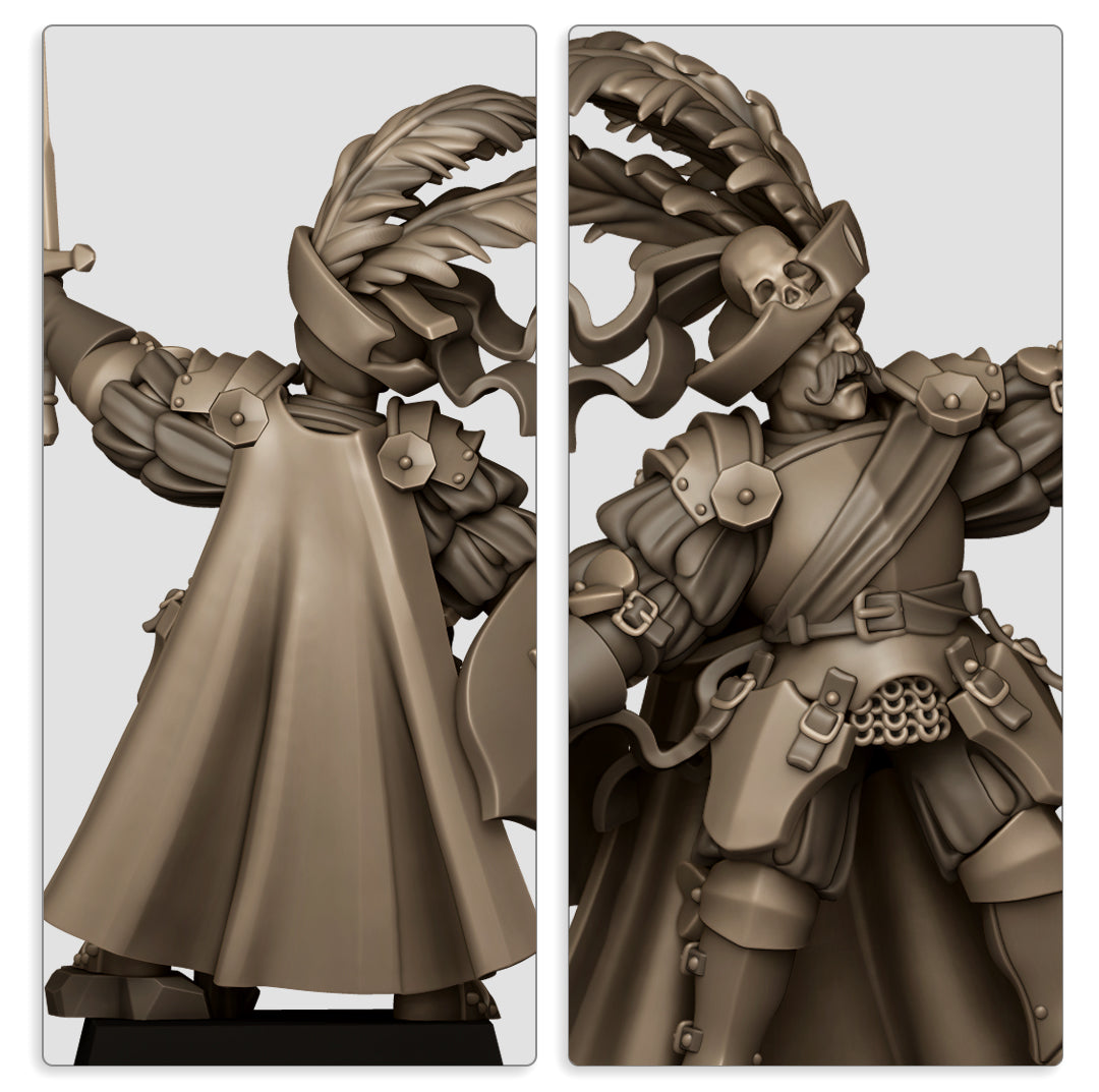 Sunland General on Foot- Highland Miniatures