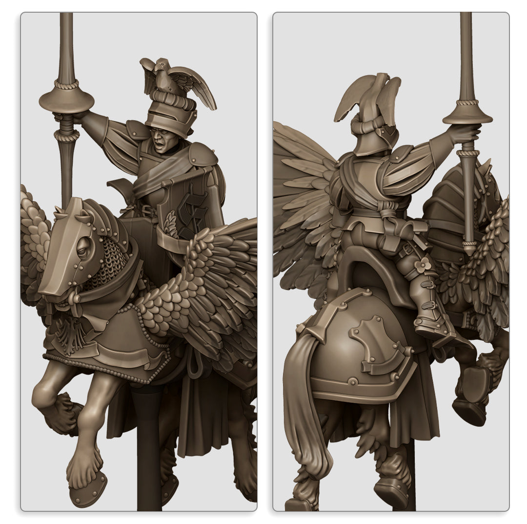 Sunland General on Pegasus - Highland Miniatures