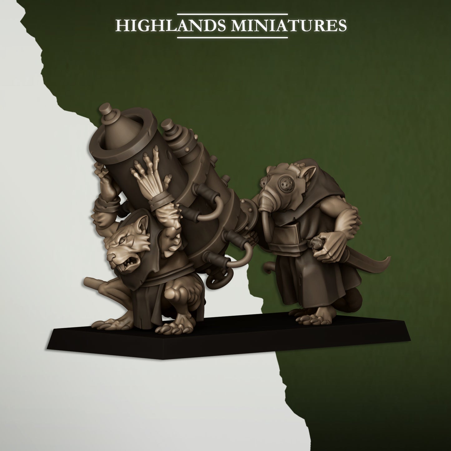 Sewer Vermin – Heavy Weapons Teams - Highland Miniatures
