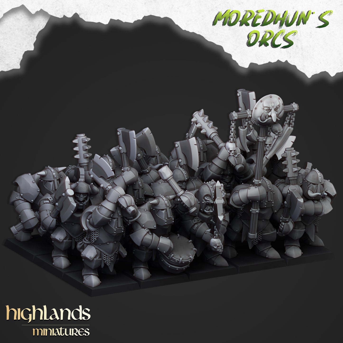 Armoured Orcs - Highland Miniatures