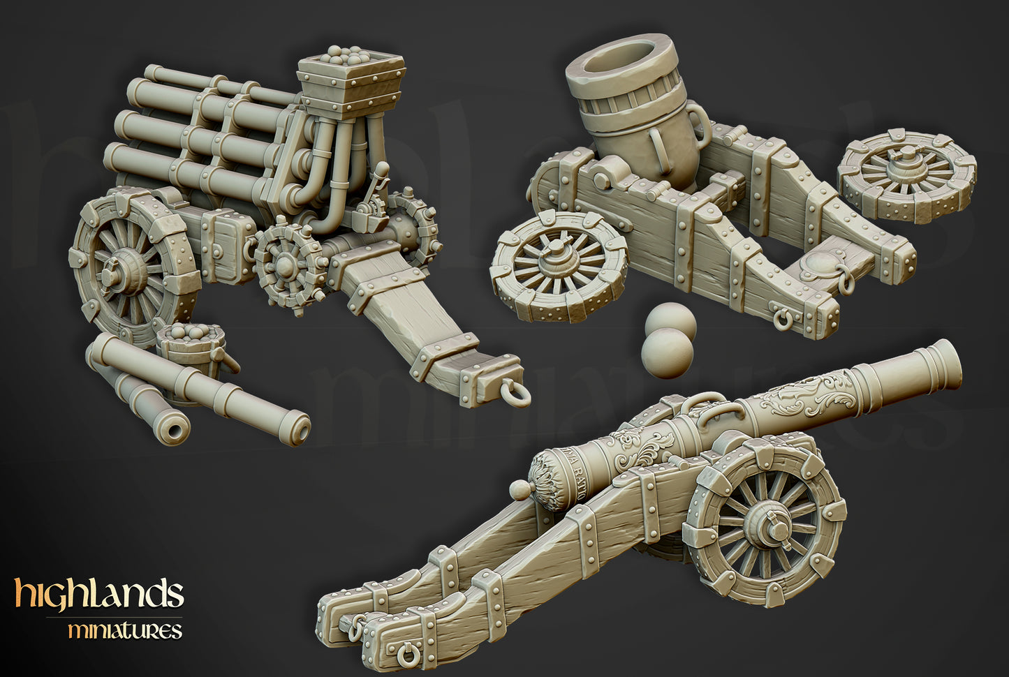 Sunland Artillery Battery - Highland Miniatures