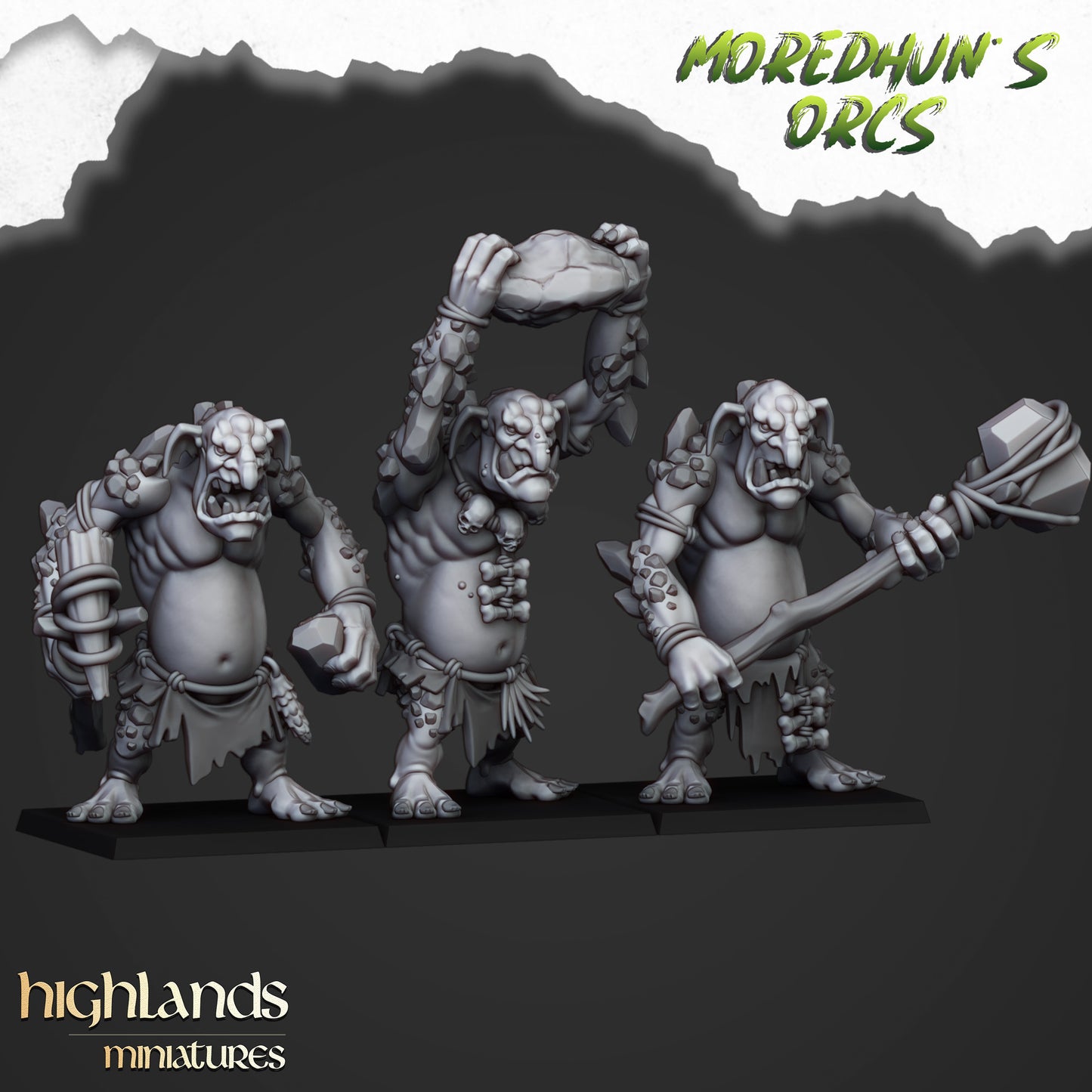 Cave Trolls - Highland Miniatures