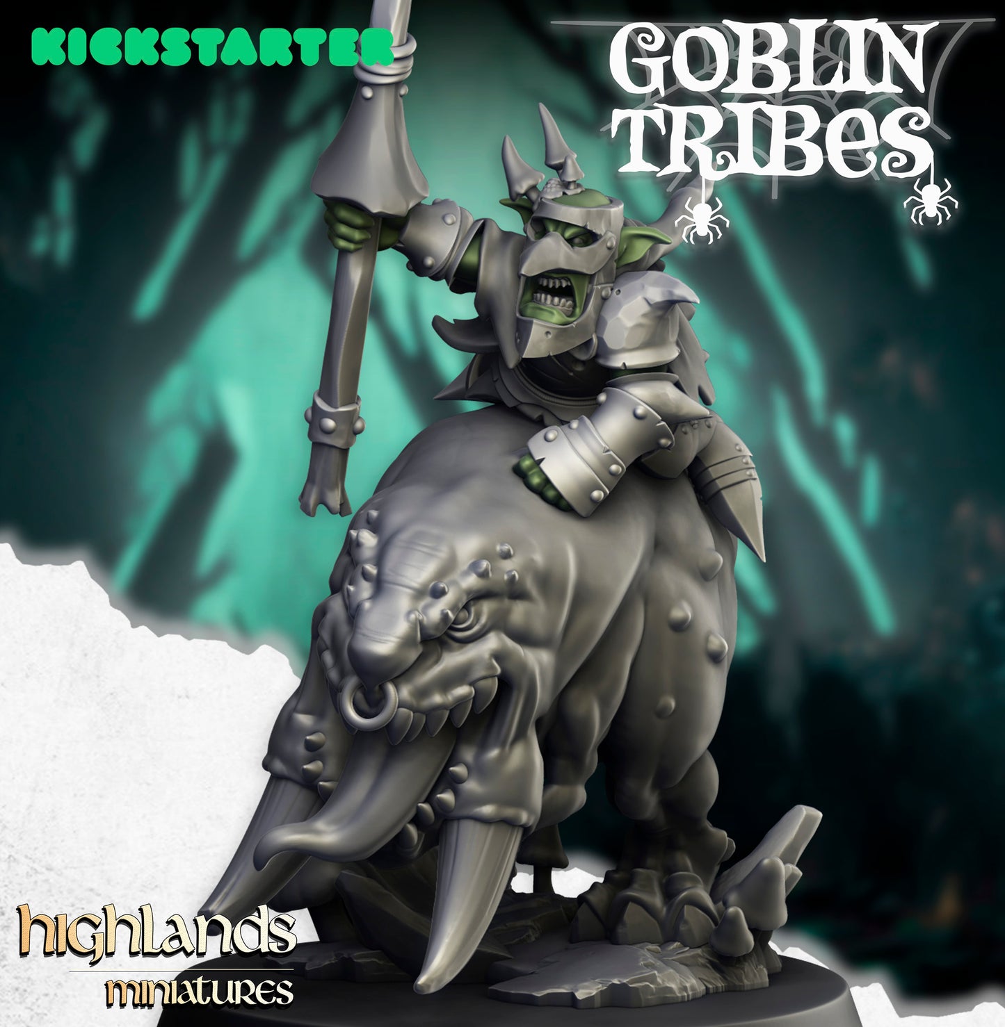 The Goblin Leader By - Highland Miniatures