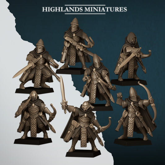Aegean Elves- Aegean Shadows - Highlands Miniatures