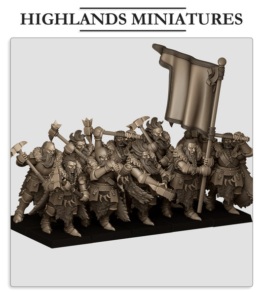 Mergenheim Knights on Foot - Highland Miniatures
