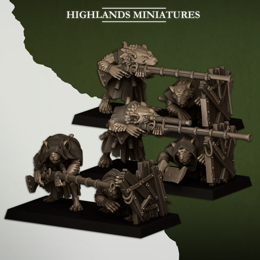 Sewer Vermin – Vermin Shooters Teams- Highlands Miniatures