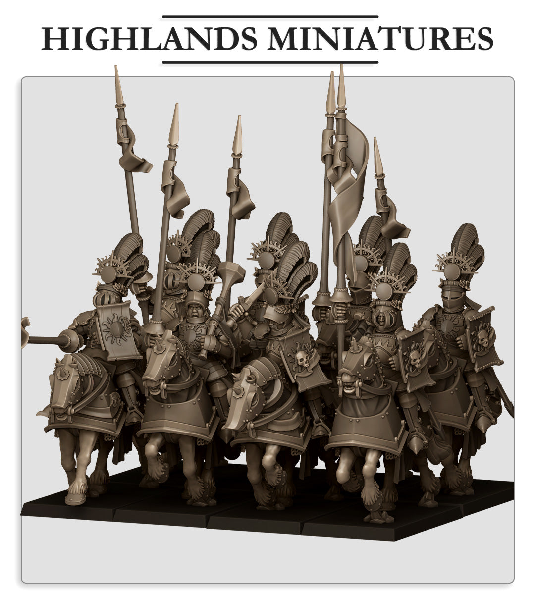 Sunland Golden Flames Knights - Highland Miniatures