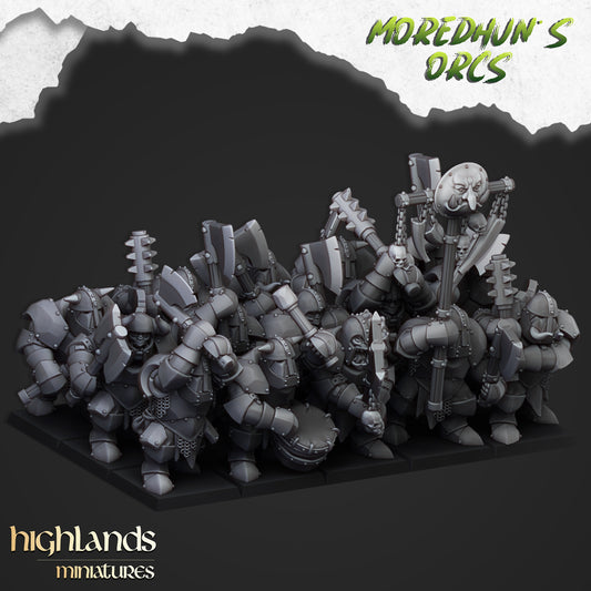 Armoured Orcs - Highland Miniatures