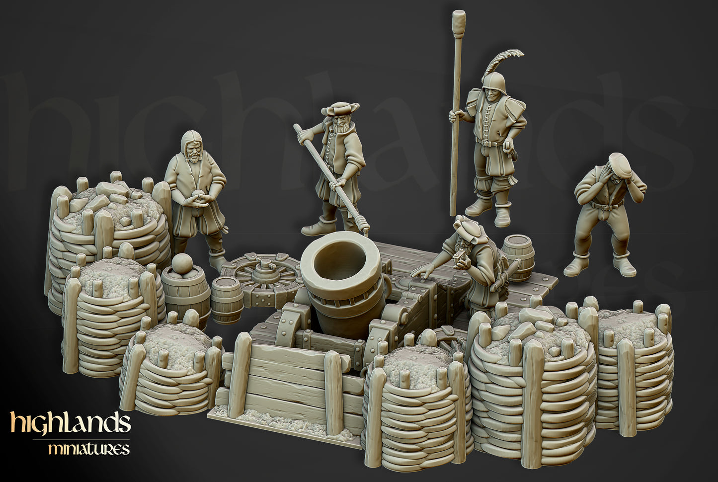 Sunland Artillery Battery - Highland Miniatures