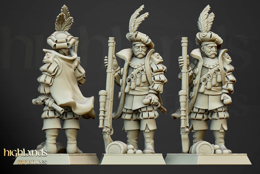 Sunland Otto von Schrute- Musketeer Sniper- Highland Miniatures