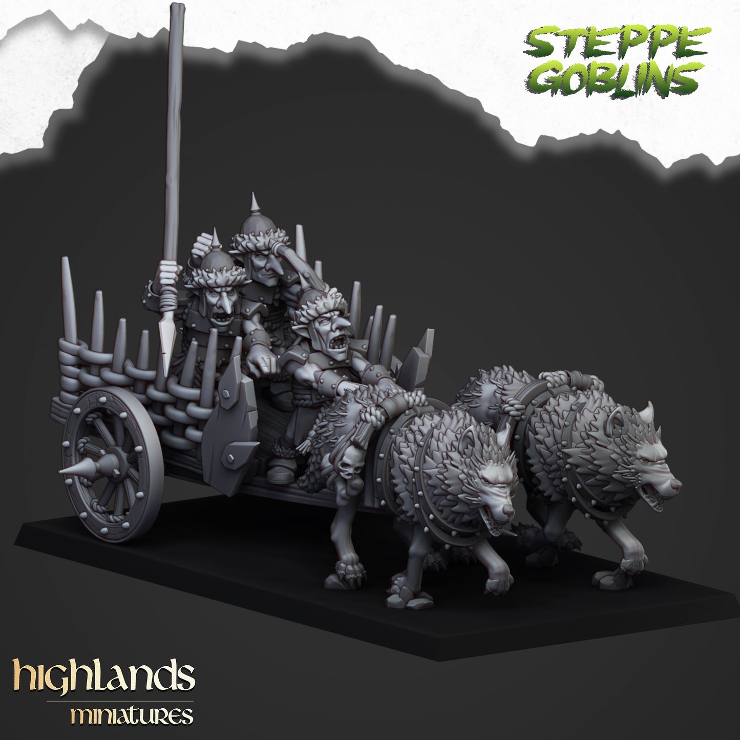 Mounted Steppe Goblins - Highland Miniatures