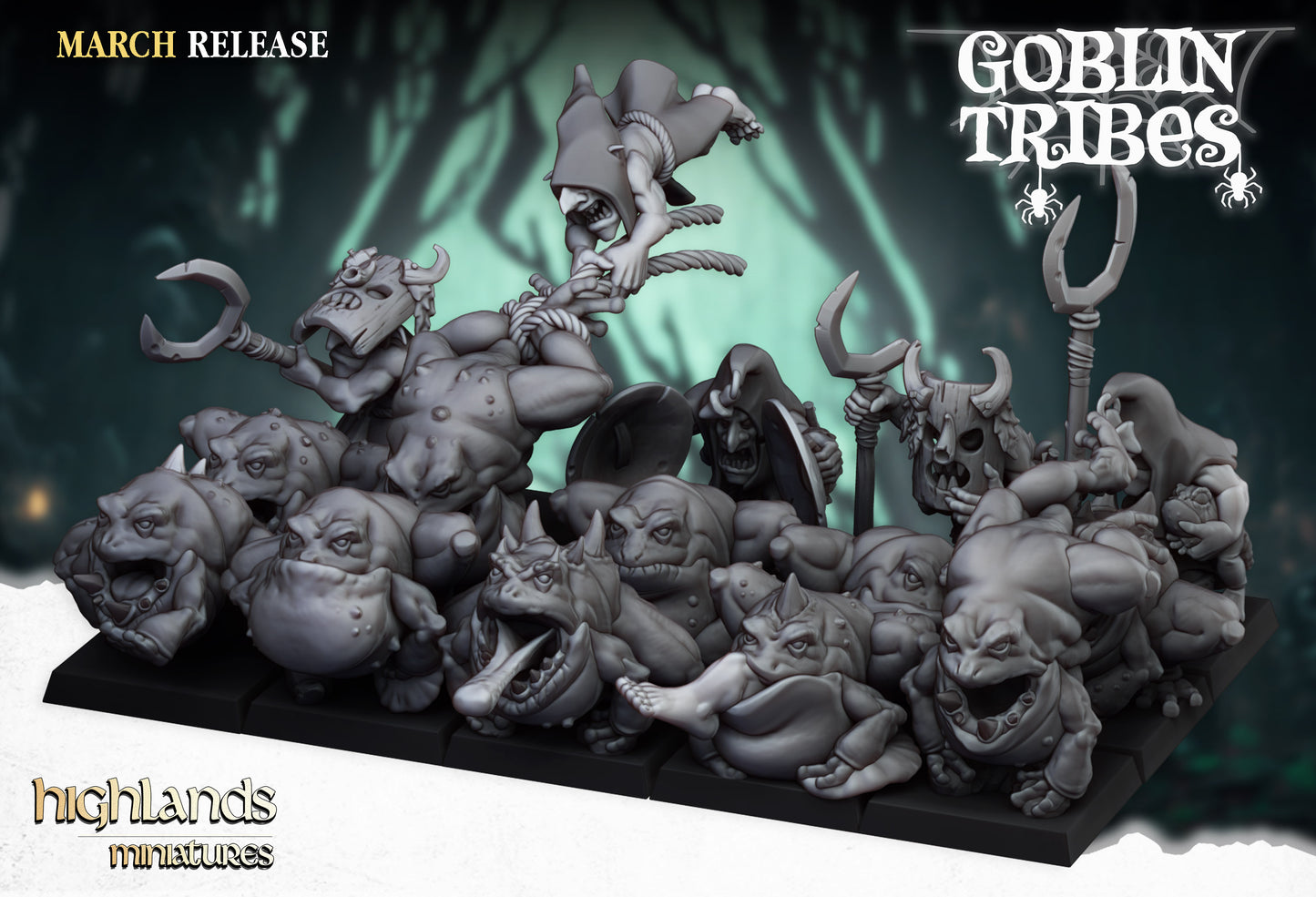 Swamp Goblins Herd - Highland Miniatures