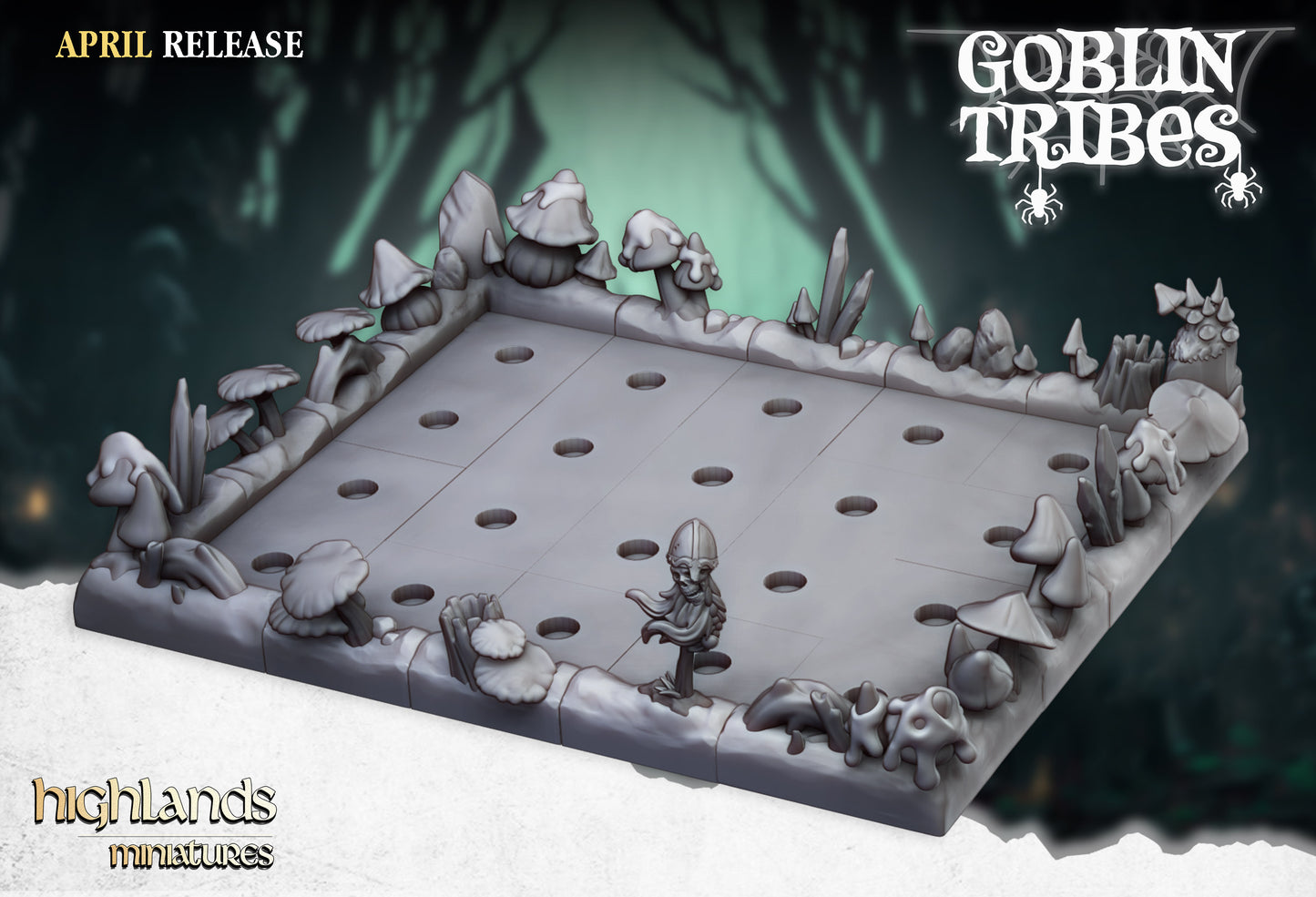 Swamp Modular Movement Tray - Highland Miniatures