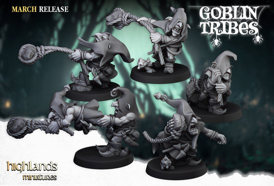 Swamp Goblins Stonethrowers - Highland Miniatures